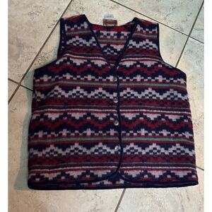 Vintage‎ Erika wool vest size large